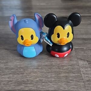 Disney Mickey and Stitch Rubber Duckies